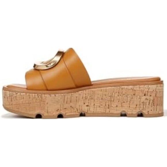 Franco Sarto Women's Hoda Cork Platform Slide Sandals Size 8 - Picture 2 of 7